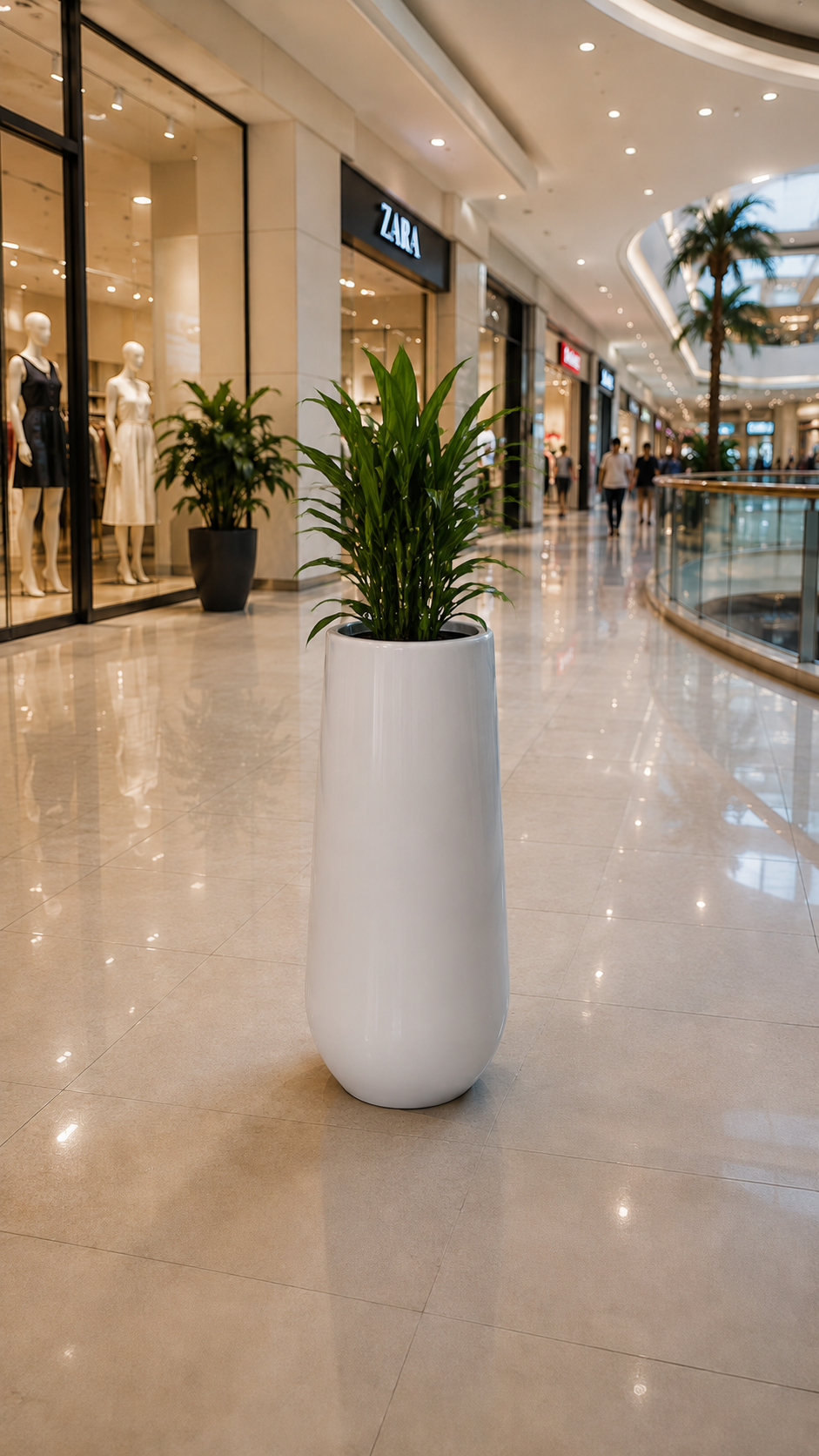 Cono Tall FRP Planter- Large - Premium Planter at Hemkesh Group